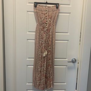 American eagle strapless jumpsuit